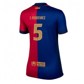 Barcelona Inigo Martinez #5 Hjemmebanetrøje Dame 2024-25 Kort ærmer